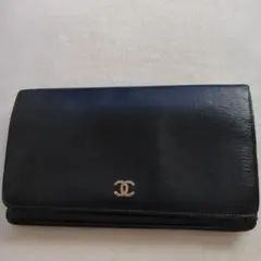 CHANEL　長財布　ブラック