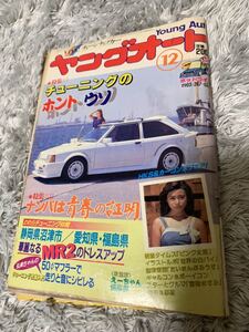 ヤングオート 1984年12月号 暴走族 旧車會 当時物 旧車 当時 旧車會 族車 街道レーサー 旧車 暴走 グラチャン 正月仕様 ライダーコミック