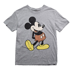 【Mサイズ】 ディズニー ミッキーマウス キャラクター Tシャツ メンズM Disney ディズニーランド アメカジ 古着 BA3727