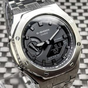 [時計本体付] G-SHOCK GA-2100 フルメタルカスタム [電池新品] カシオーク 送料410円~