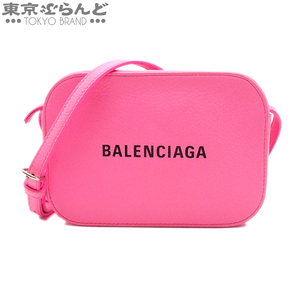 101746768 バレンシアガ BALENCIAGA エブリデイ XSサイズ カメラバッグ 552372 ピンク レザー ショルダーバッグ レディース