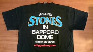 ローリングストーンズ 2006年 日本ツアー 札幌ドーム Tシャツ