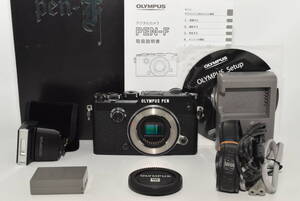 OLYMPUS ミラーレス一眼 PEN-F Body BLK　6027ショット！　＃8002