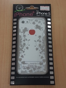 3【長031208-66(2)】新品 iPhone 5 iPhone+ クリアケース ハードコート加工 Angel エンジェル 天使