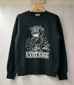 HYSTERIC GLAMOUR ヒステリック グラマー 02233CS03 SBM FLYING V スウェット サイズS ブラック