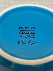 K923 ARABIA FINLAND KOKO SKYBLUE MUG 0.35L