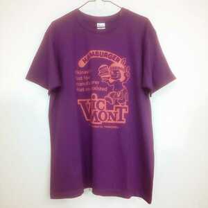 《 1点のみ ビクモン 沖縄 Tシャツ Mサイズ パープル 》 VicMONT ハンバーガーショップ A&W JEF 琉球 復刻 サンエー コザ 一番街 紫