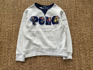 KIDS POLO Ralph Lauren ポロベアーPOLOワッペントレーナー SIZE : 8 8歳用 ポロ ラルフローレン スウェット トレーナー 子供用