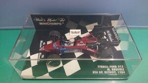 MINICHAMPS 1/43 ティレル フォード 012 マーティン・ブランドル USA GP DETROIT 1984　ミニチャンプス