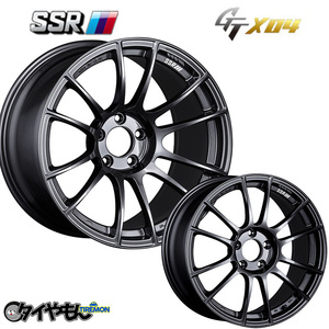 SSR GTX04 19インチ 5H112 10.5J +35 2本セット ホイール ガンメタ VW ゴルフ AUDI A4