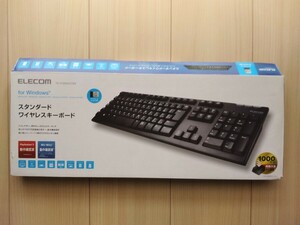 ELECOM TK-FDM063TBK ワイヤレスキーボード　【開封品】