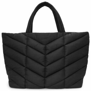 （新品・未使用品）サンローラン SAINT LAURENT パファートート トートバッグ ブラック 黒 ブラック金具 752888