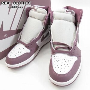 【未使用】NIKE/ナイキ AIR JORDAN 1 RETRO HIGH OG MAUVE エアジョーダン レトロ ハイ スニーカー DZ5485-105/27 /080