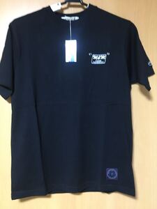 UNRIVLED×M&M WネームTシャツ ブラック　Mサイズ 未使用品