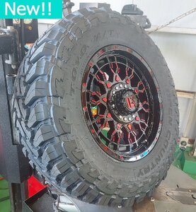 新品!!ハイラックス プラド FJ H3 LEXXEL トーヨー オープンカントリー MT 265/70R17 265/65R17 タイヤホイール 17インチ