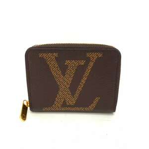 ルイヴィトン ジッピーコインパース コインケース 小銭入れ ブラウン Aランク モノグラムジャイアント M69354 LOUISVUITTON 中古