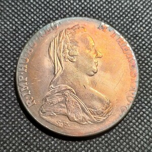 9900　オーストリア　マリア・テレジア　約45mm　海外古銭　アンティークコイン