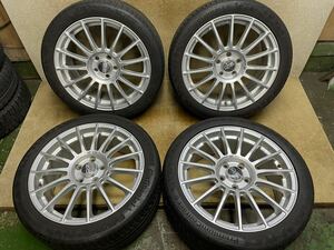 O.Z Racing ozレーシング　スーパーツーリズモLM 18インチ8J +48 PCD 112 5穴　245/40R18 コンチネンタル　バリ山　4本　外車