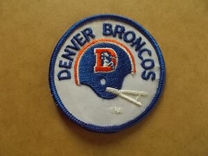 90s NFL デンバーブロンコス DENVER BRONCOS ビンテージ刺繍ワッペン/A馬うまウマ パッチ アップリケ フットボールNFLアメフト 443