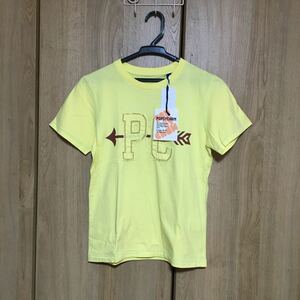 【新品】ポプシーチャム◆半袖Tシャツ(レモン色x矢PC)◆サイズM(150)◆3300円がお得！