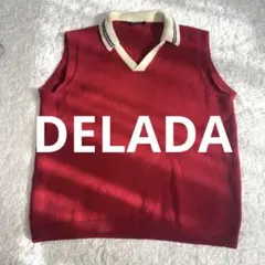 DELADA デラダ　ニットベストウール100％Mサイズ イギリス製