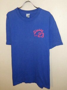 z5599STUSSY★ステューシー★USA製Tシャツ★サイズL★レア★OLD★オールド★激安★スケート★送料格安