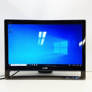 MB0201C【中古/一体型PC/フルHD(1920x1080)】SONY VAIO VPCL118FJ CPU:Intel(R)Core(TM)2 DUO CPU Q9550 @2.80GHz HDD:1TB メモリ:6GB D