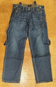 ARMED アームド 新品 ペインター パンツ デニム パンツ DENIM PANTS インディゴ 08SS ジーンズ 日本製 INDIGO サスペンダー ペンキ