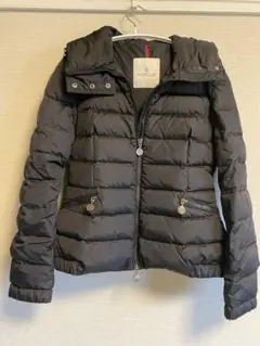 MONCLER ダウンジャケット サングリア ブラック Aライン 00サイズ