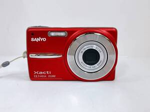 SANYO Xacti(ザクティ)デジカメ レッド DSC-X1200型コンパクトデジタルカメラ