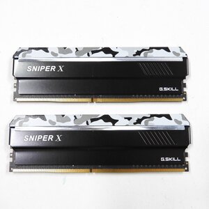 ジャンク G.SKILL SNIPERX 16GB（8GB×2枚）DDR4-3600 1.35v #1113220 送料360円 PC パーツ 部品