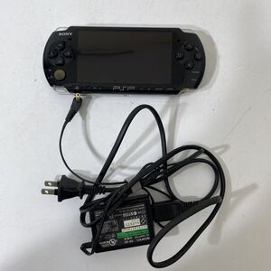 動作確認/初期化済み SONY PSP PSP-3000 本体 Ver6.60 アダプター付【送料無料】AAL1204S0574/0117