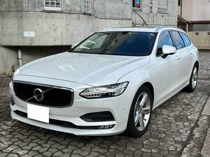 ボルボ V90 T5 モメンタム 車検付可 ☆ワンオーナー／ディーラー整備車／パノラマサンルーフ／360°カメラ／AppleCarPlay／Android Auto