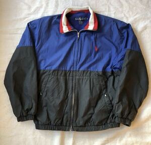 90s Ralph Lauren cotton freeze jacket ラルフローレン コットン フリース ジャケット ブルゾン POLOSPORT 1992 ビンテージ ポロスポーツ