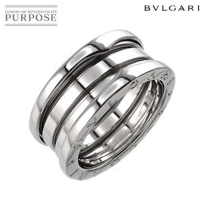 ブルガリ BVLGARI ビーゼロワン 3バンド #54 リング K18 WG ホワイトゴールド 750 指輪 B-ZERO1 Ring 90248336