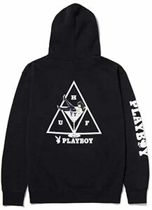 HUF Playboy Bunny Triple Triangle Pullover Hoodie Black M パーカー