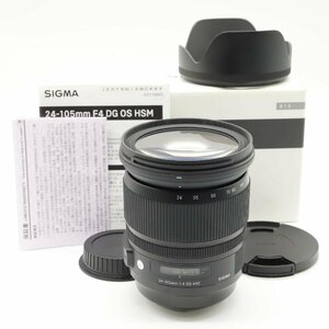 【並品】シグマ(Sigma) SIGMA シグマ Canon EFマウント レンズ 24-105mm F4 DG OS HSM ズーム 標準 フルサイズ Art 一眼レフ 専用