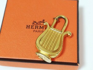 HERMES エルメス カデナ ハープ ゴールド 1996年限定 チャーム パドロック