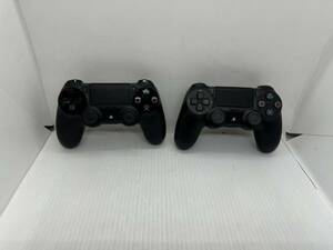 S1403) Sony ソニー PS4 Wireless Controller ワイヤレスコントローラー2個まとめて CUH-ZCT2J/CUH-ZCT1J 動作未確認