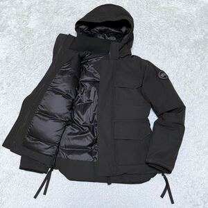 カナダグース CANADA GOOSE メイトランドパーカー ダウンジャケット MAITLAND PARKA 4550MB ブラックレーベル BLACK LABEL メンズ S 黒