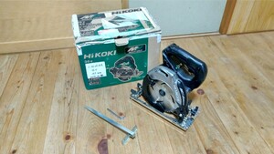 動作品 HiKOKI(ハイコーキ) コードレス丸のこ 36V マルチボルト ストロングブラック 刃径165mm C3606DA 充電式 本体のみ 