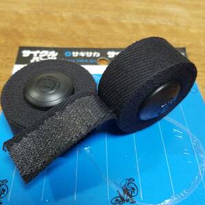 CAT EYE コットンバーテープ (Black) ※1台分 未開封 ※送料全国一律230円 Cotton Bar Tape New Old Stock (NOS) ハンドル バーテープ 綿黒