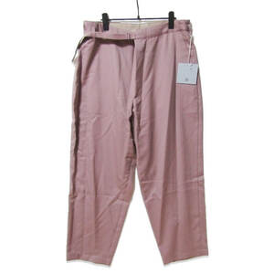 未使用 Dulcamara ドゥルカマラ 23SS よそいきラップPT D123-P141 ラップパンツ レディース 日本製 SMOKE PINK 0 タグ付き 27107781