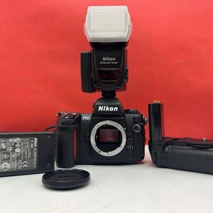 ♪ Nikon F100 一眼レフカメラ フィルムカメラ ボディ 動作確認済 SPEEDLIGHT SB-800 / MF-29 / MB-D100 アクセサリー ニコン