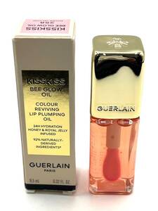 【未使用品に見受けられる】GUERLAIN ゲラン キスキス ビー グロウ オイル 258 ローズ グロウ リップカラー【匿名配送】