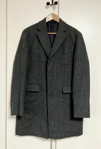 美品☆[Brooks Brothers] BROOKS STORM ストームシステム ウールチェスターコート 36S グレー ブルックスブラザーズ