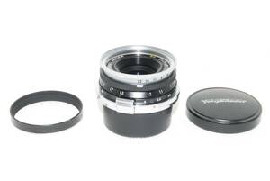 ★外観美品★Voigtlander フォクトレンダー SC SKOPAR 28mm f3.5 NIKON ニコンSマウント フード付き♪