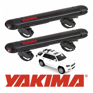 YAKIMA 正規品 スノーボードキャリア ファットキャットEVO4 8003095 スキー板4組/スノボ2枚積載可 キー付 ミラーブラック仕上げ ヤキマ