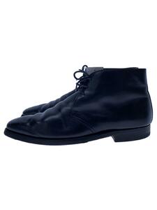 CROCKETT&JONES◆チャッカブーツ/UK7/BLK/9891 12 35237