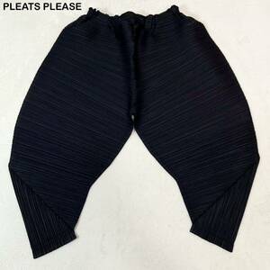 ☆試着程度・極美品☆ PLEATS PLEASE 変形　サルエルパンツ　ボトム　プリーツプリーズ　レディース